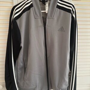 Adidas Heather Gray Knit Shirt